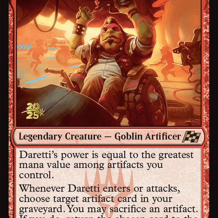 Daretti, Rocketeer Engineer [Aetherdrift Prerelease Promos]