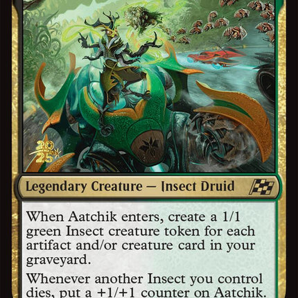 Aatchik, Emerald Radian [Aetherdrift Prerelease Promos]