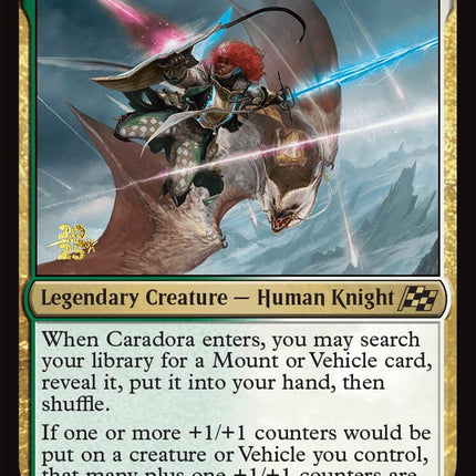 Caradora, Heart of Alacria [Aetherdrift Prerelease Promos]