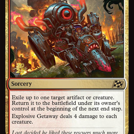 Explosive Getaway [Aetherdrift Prerelease Promos]
