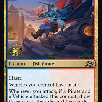 Fearless Swashbuckler [Aetherdrift Prerelease Promos]