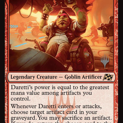 Daretti, Rocketeer Engineer (Promo Pack) [Aetherdrift Promos]
