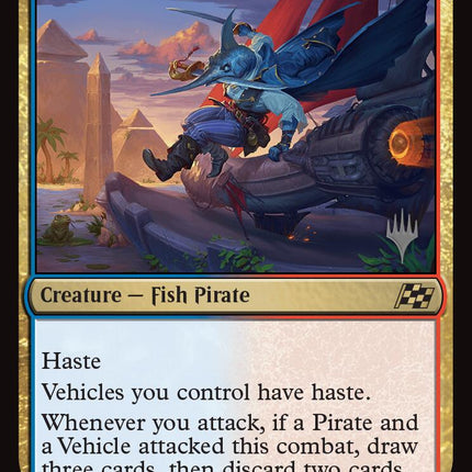 Fearless Swashbuckler (Promo Pack) [Aetherdrift Promos]