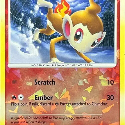 Chimchar (012/017) (Cracked Ice Holo) [POP Series 8]