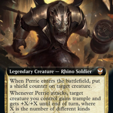 Perrie, the Pulverizer (Extended Art) [Streets of New Capenna Commander]