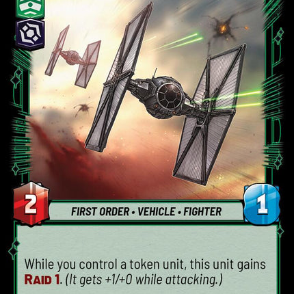 First Order TIE Fighter (081/262) (081/257) [Jump to Lightspeed]