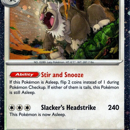 Slaking (162/193) (Cosmos Holo) [Scarlet & Violet: Paldea Evolved]