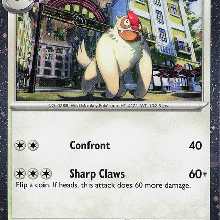 Vigoroth (161/193) (Cosmos Holo) [Scarlet & Violet: Paldea Evolved]
