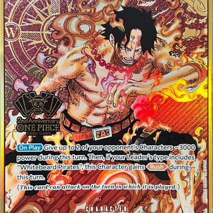 Portgas.D.Ace (Japanese Version 2nd Anniversary Set) [One Piece Promotion Cards]