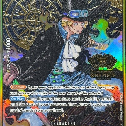 Sabo (Japanese Version 2nd Anniversary Set) [One Piece Promotion Cards]