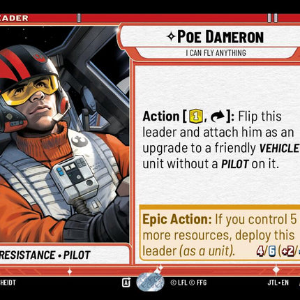 Poe Dameron - I Can Fly Anything (013/262) (013/257) [Jump to Lightspeed]