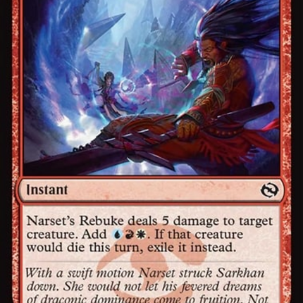 Narset's Rebuke [Tarkir: Dragonstorm]