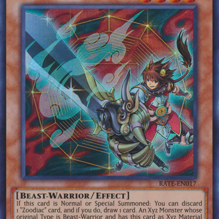 Zoodiac Thoroughblade [RATE-EN017] Ultra Rare