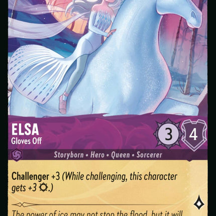 Elsa - Gloves Off (Errata Version) (39/204) [Rise of the Floodborn]