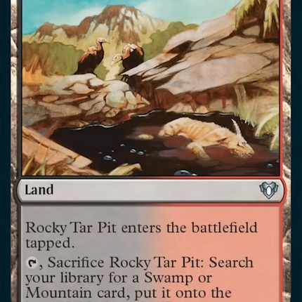 Rocky Tar Pit [Commander Masters]