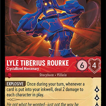 Lyle Tiberius Rourke - Crystallized Mercenary (140/204) [Archazia's Island]