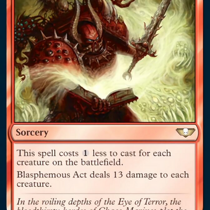 Blasphemous Act (Surge Foil) [Warhammer 40,000]