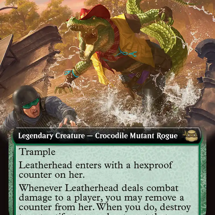 Leatherhead, Swamp Stalker (Extended Art) [Teenage Mutant Ninja Turtles]