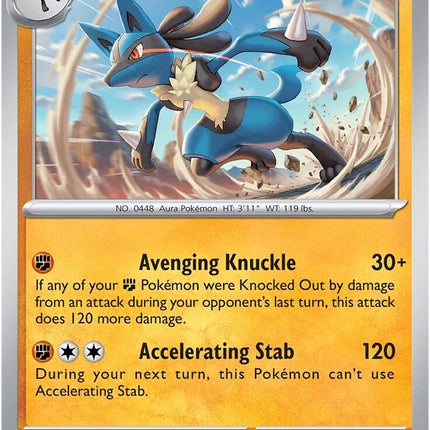 Lucario (114/198) [Scarlet & Violet: Base Set]