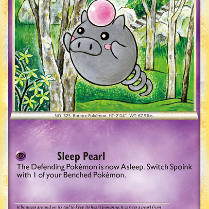 Spoink (77/102) [HeartGold & SoulSilver: Triumphant]