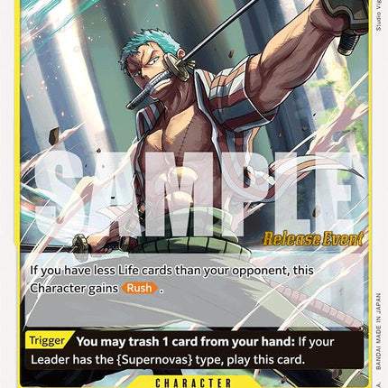 Roronoa Zoro [Royal Blood Release Event Cards]