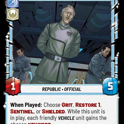 Admiral Yularen - Fleet Coordinator (047/262) (047/262) [Jump to Lightspeed]