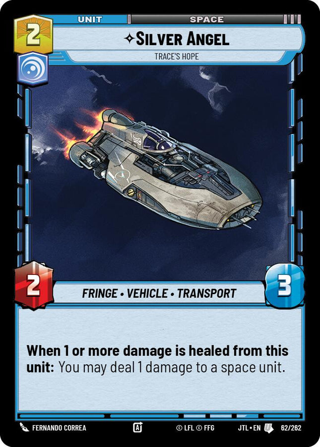 Silver Angel - Trace's Hope (062/262) (062/262) [Jump to Lightspeed]