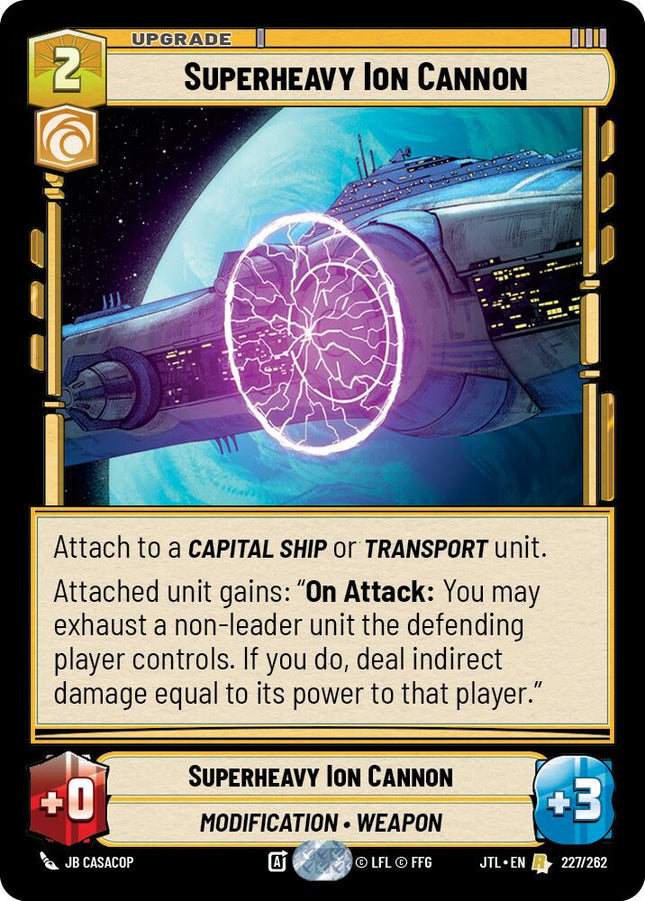Superheavy Ion Cannon (227/262) (227/262) [Jump to Lightspeed]