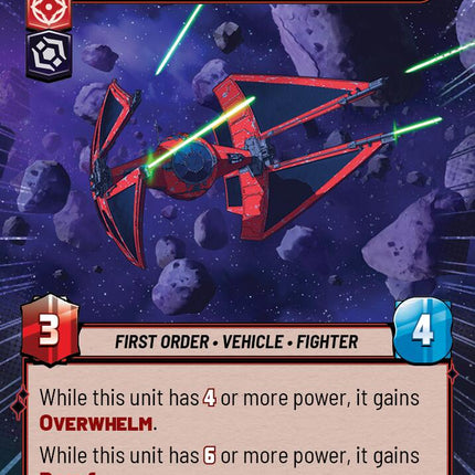 Vonreg's TIE Interceptor - Ace of the First Order (399) (Hyperspace) (399) [Jump to Lightspeed]