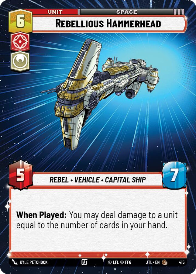 Rebellious Hammerhead (415) (Hyperspace) (415) [Jump to Lightspeed]