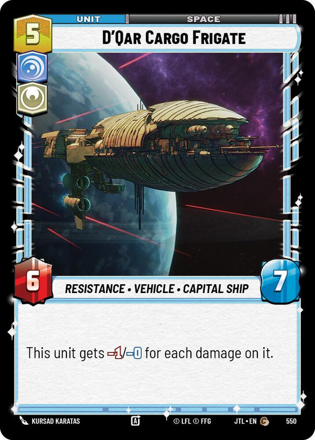 D'Qar Cargo Frigate (550) (550) [Jump to Lightspeed]