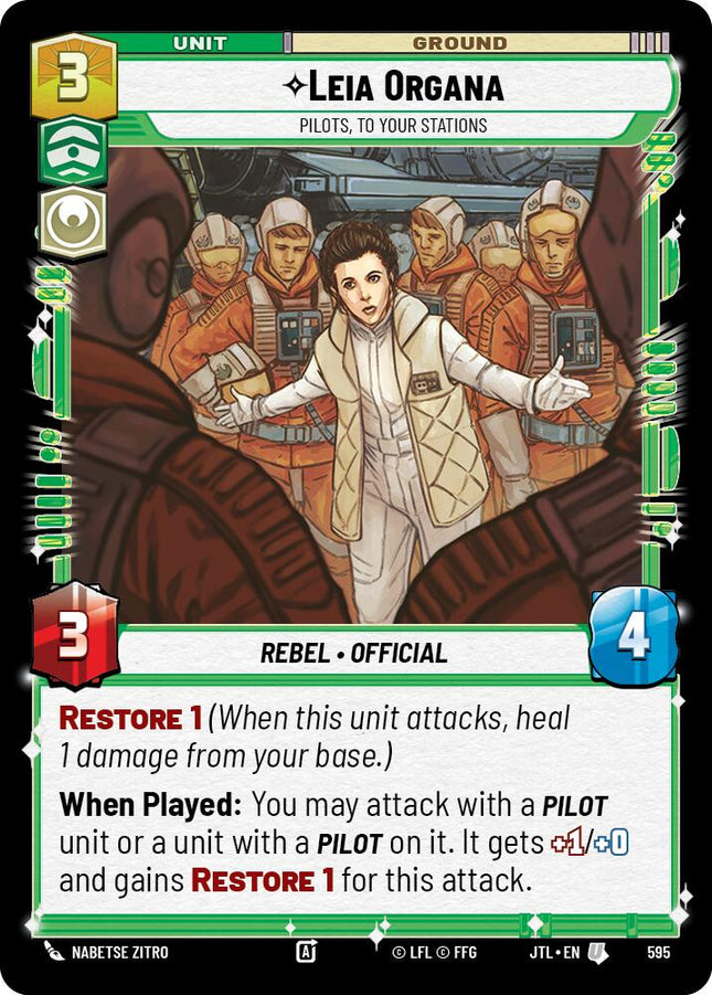 Leia Organa - Pilots, To Your Stations (595) (595) [Jump to Lightspeed]