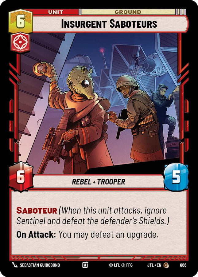 Insurgent Saboteurs (666) (666) [Jump to Lightspeed]