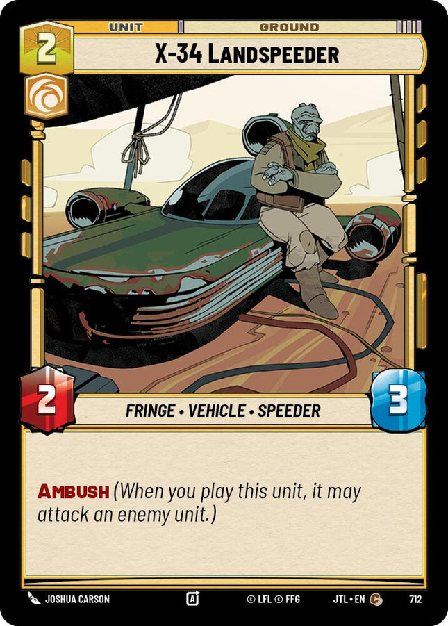 X-34 Landspeeder (712) (712) [Jump to Lightspeed]