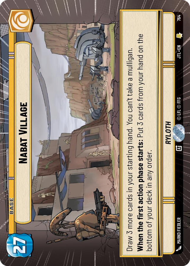 Nabat Village (764) (Hyperspace Foil) (764) [Jump to Lightspeed]