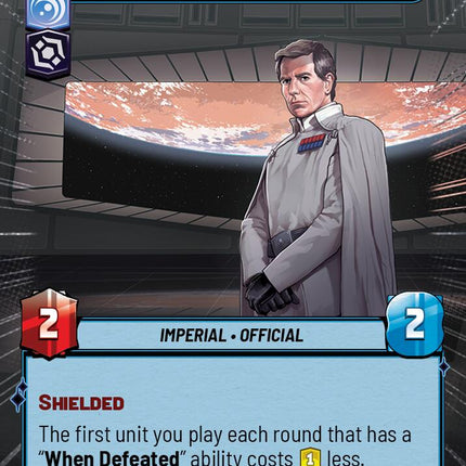 Director Krennic - On the Verge of Greatness (766) (Hyperspace Foil) (766) [Jump to Lightspeed]