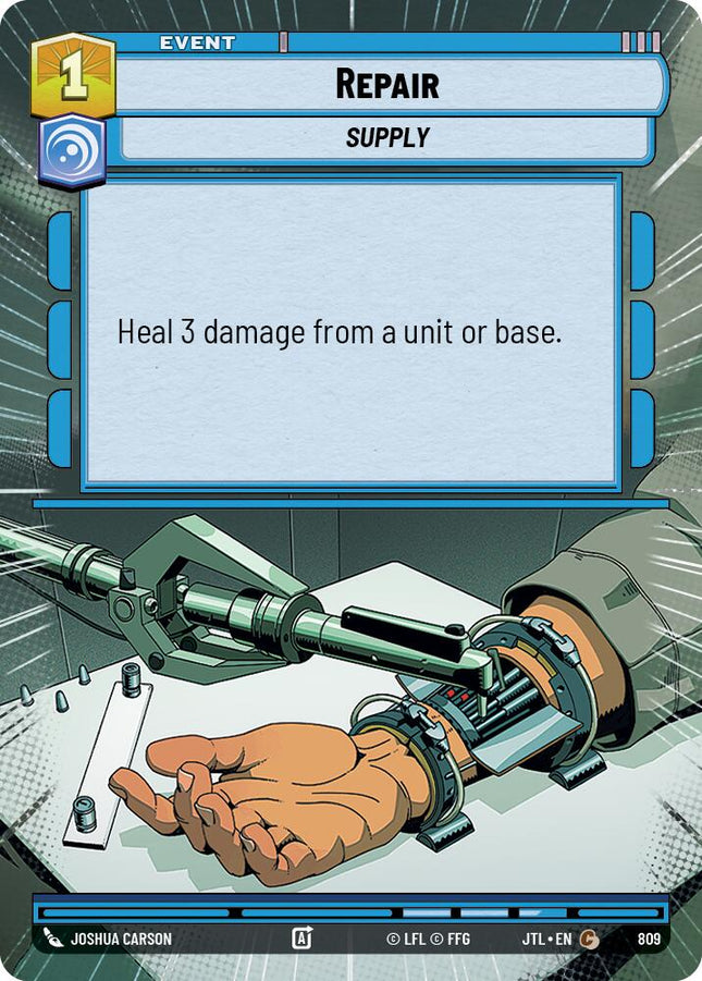 Repair (809) (Hyperspace Foil) (809) [Jump to Lightspeed]