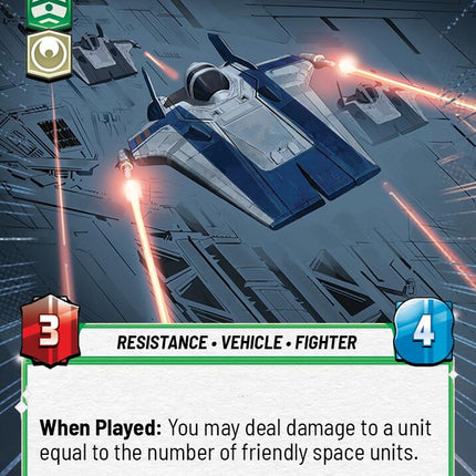 Resistance Blue Squadron (836) (Hyperspace Foil) (836) [Jump to Lightspeed]