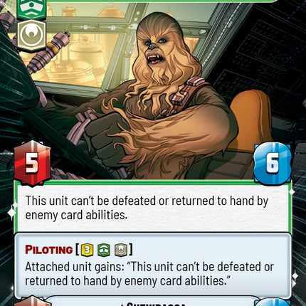 Chewbacca - Faithful First Mate (837) (Hyperspace Foil) (837) [Jump to Lightspeed]