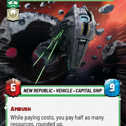 The Starhawk - Prototype Battleship (839) (Hyperspace Foil) (839) [Jump to Lightspeed]