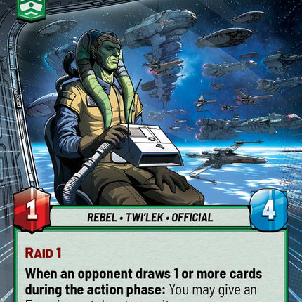 Seasoned Fleet Admiral (845) (Hyperspace Foil) (845) [Jump to Lightspeed]