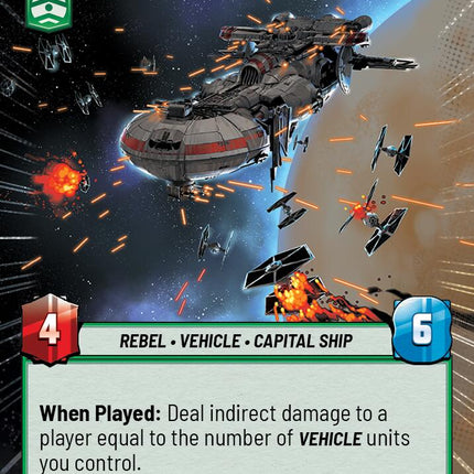 Dornean Gunship (850) (Hyperspace Foil) (850) [Jump to Lightspeed]