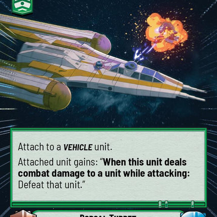 Dorsal Turret (854) (Hyperspace Foil) (854) [Jump to Lightspeed]