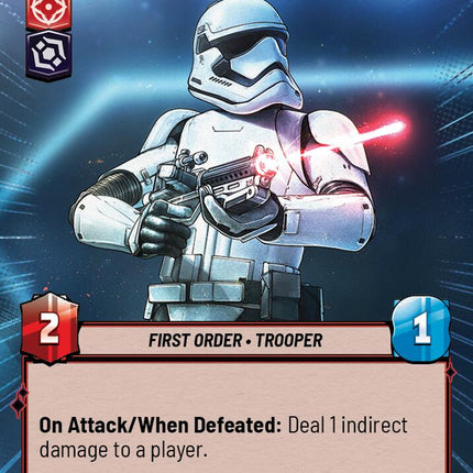 First Order Stormtrooper (866) (Hyperspace Foil) (866) [Jump to Lightspeed]