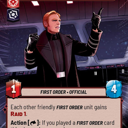 General Hux - No Terms, No Surrender (868) (Hyperspace Foil) (868) [Jump to Lightspeed]