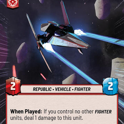 Crackshot V-Wing (892) (Hyperspace Foil) (892) [Jump to Lightspeed]