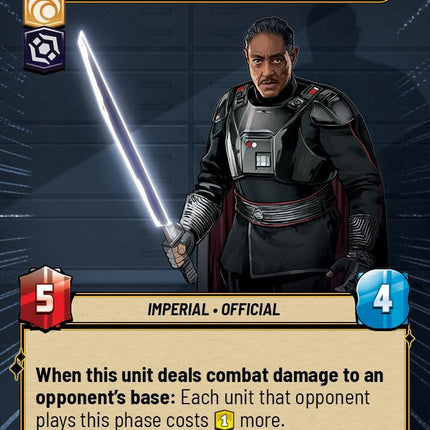 Moff Gideon - I Know Everything (922) (Hyperspace Foil) (922) [Jump to Lightspeed]