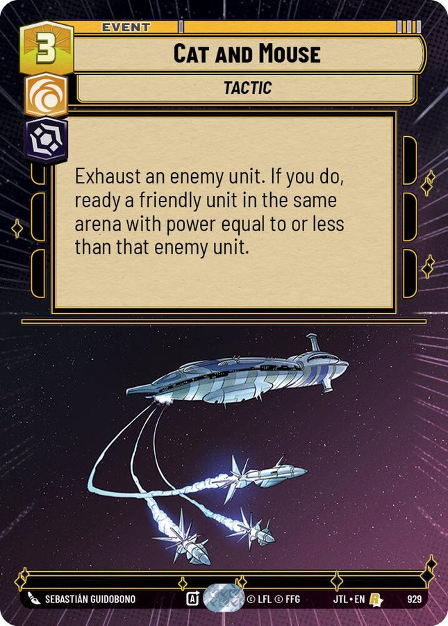 Cat and Mouse (929) (Hyperspace Foil) (929) [Jump to Lightspeed]