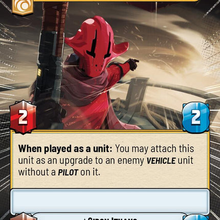 Sidon Ithano - The Crimson Corsair (947) (Hyperspace Foil) (947) [Jump to Lightspeed]