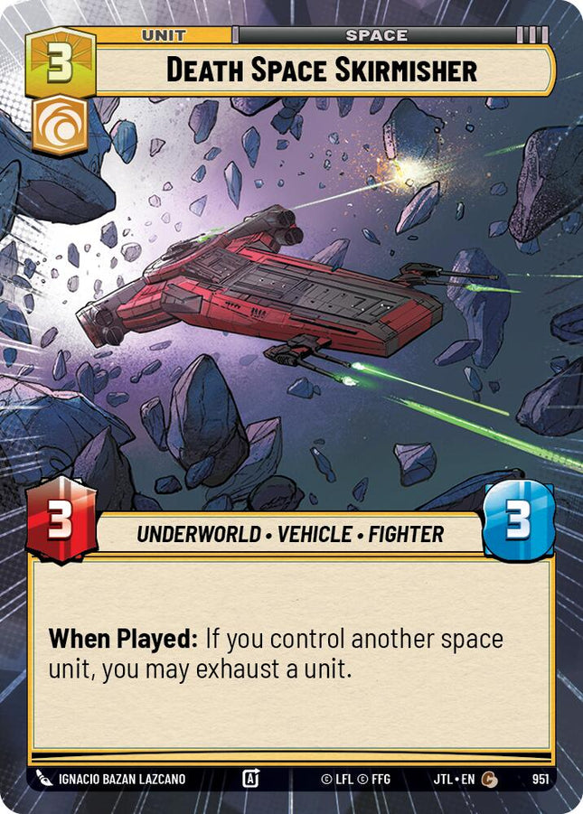 Death Space Skirmisher (951) (Hyperspace Foil) (951) [Jump to Lightspeed]